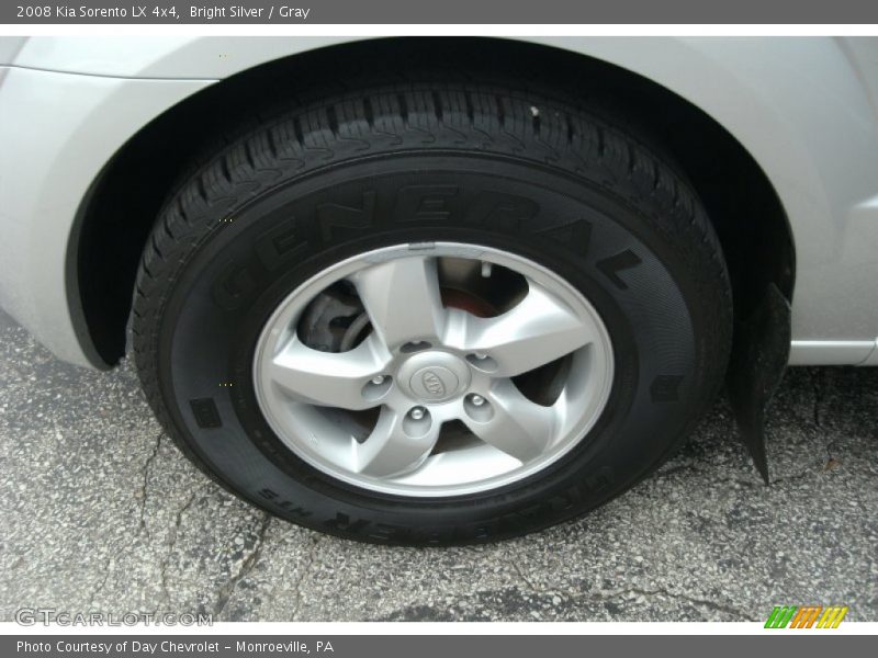 Bright Silver / Gray 2008 Kia Sorento LX 4x4