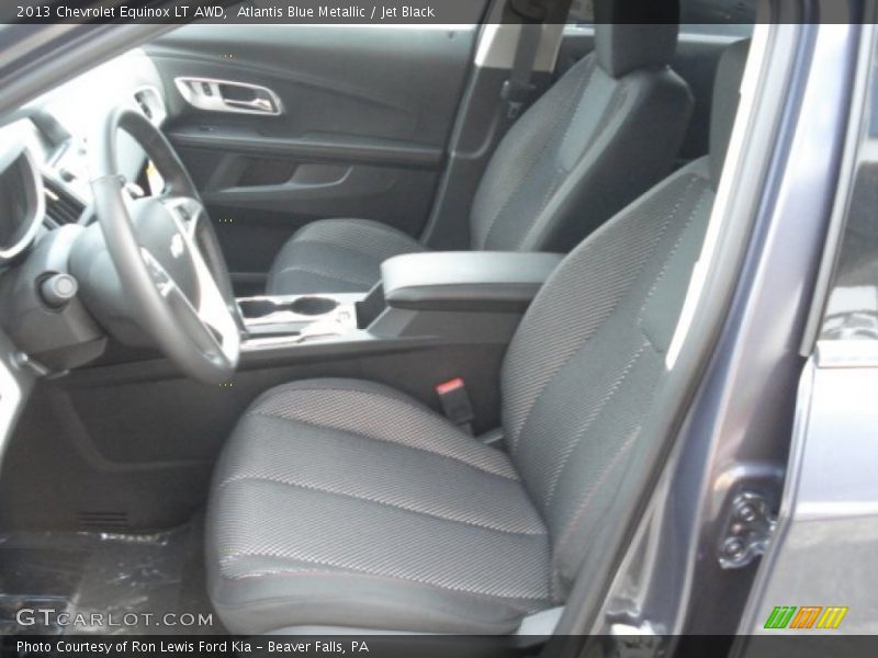 Atlantis Blue Metallic / Jet Black 2013 Chevrolet Equinox LT AWD