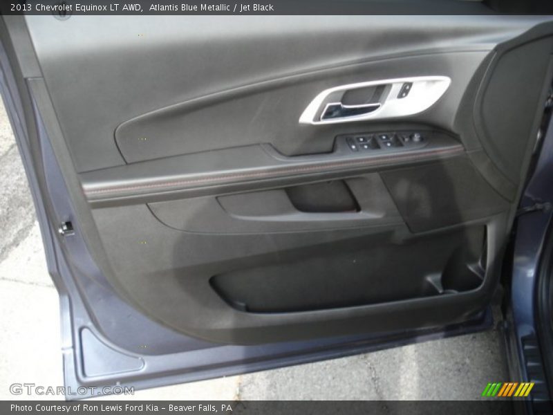 Atlantis Blue Metallic / Jet Black 2013 Chevrolet Equinox LT AWD