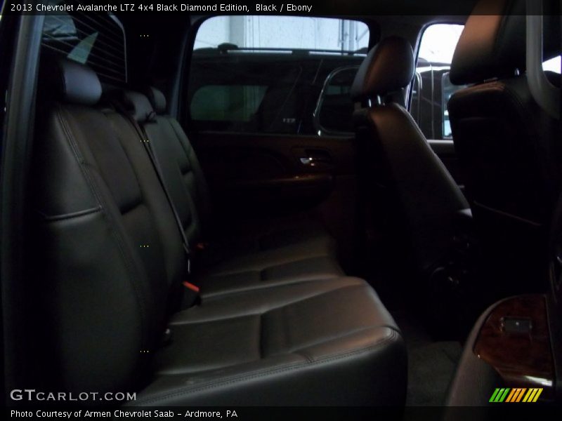 Black / Ebony 2013 Chevrolet Avalanche LTZ 4x4 Black Diamond Edition