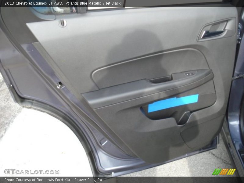 Atlantis Blue Metallic / Jet Black 2013 Chevrolet Equinox LT AWD