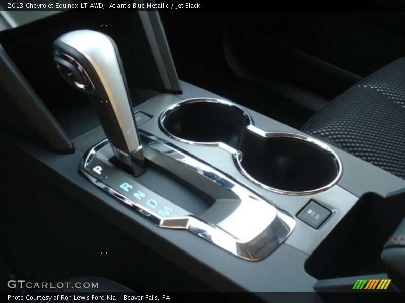 Atlantis Blue Metallic / Jet Black 2013 Chevrolet Equinox LT AWD