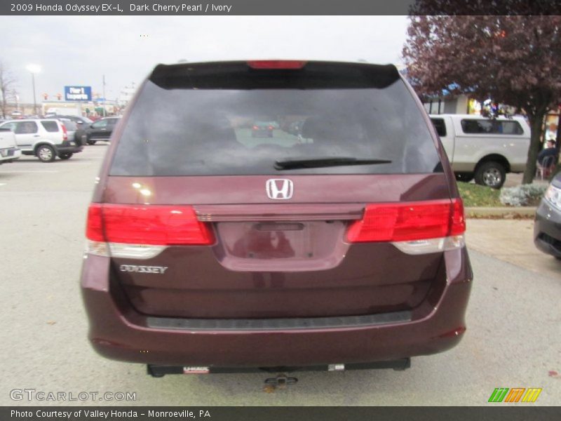 Dark Cherry Pearl / Ivory 2009 Honda Odyssey EX-L