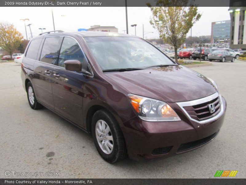 Dark Cherry Pearl / Ivory 2009 Honda Odyssey EX-L