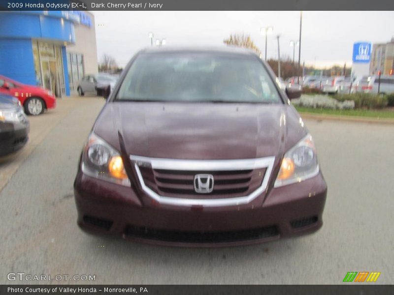 Dark Cherry Pearl / Ivory 2009 Honda Odyssey EX-L