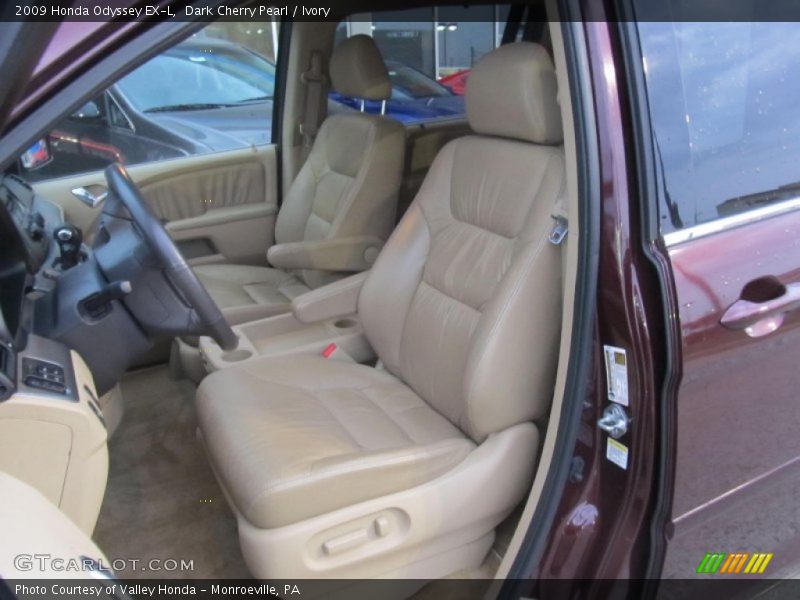 Dark Cherry Pearl / Ivory 2009 Honda Odyssey EX-L