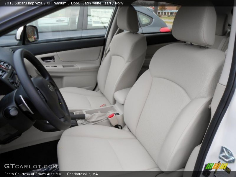  2013 Impreza 2.0i Premium 5 Door Ivory Interior