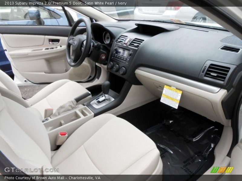  2013 Impreza 2.0i Premium 5 Door Ivory Interior