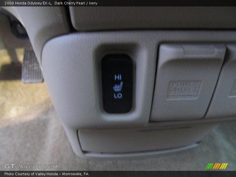 Dark Cherry Pearl / Ivory 2009 Honda Odyssey EX-L