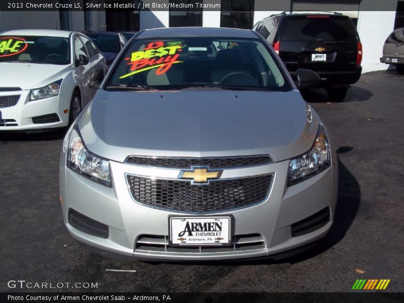 Silver Ice Metallic / Jet Black/Medium Titanium 2013 Chevrolet Cruze LS