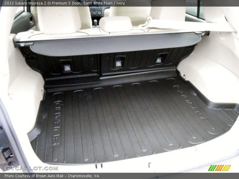 Satin White Pearl / Ivory 2013 Subaru Impreza 2.0i Premium 5 Door