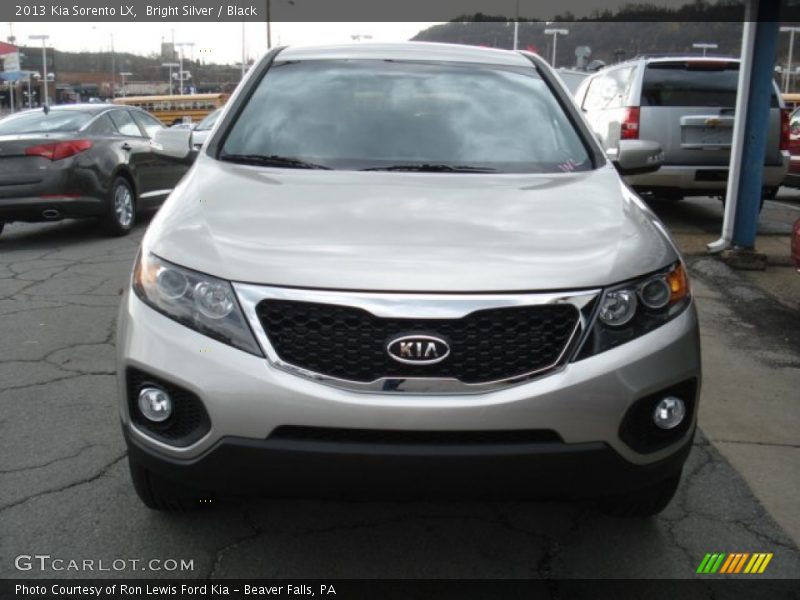 Bright Silver / Black 2013 Kia Sorento LX