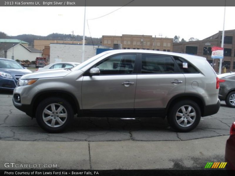 Bright Silver / Black 2013 Kia Sorento LX