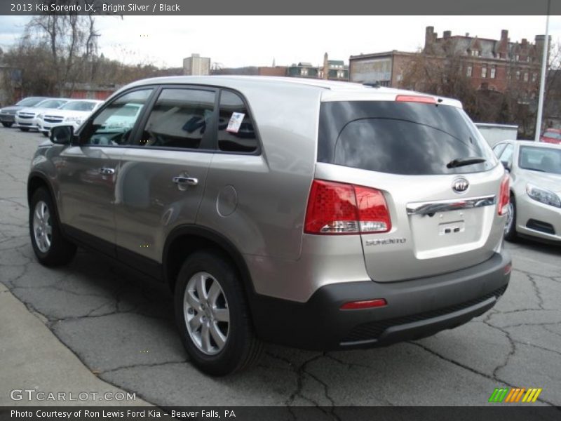 Bright Silver / Black 2013 Kia Sorento LX