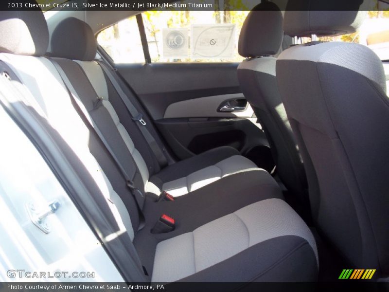 Silver Ice Metallic / Jet Black/Medium Titanium 2013 Chevrolet Cruze LS