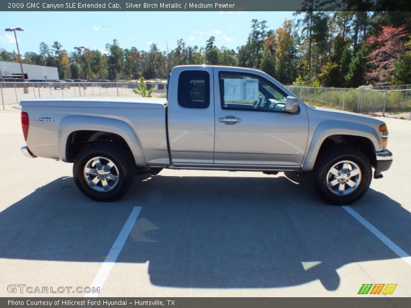 Silver Birch Metallic / Medium Pewter 2009 GMC Canyon SLE Extended Cab