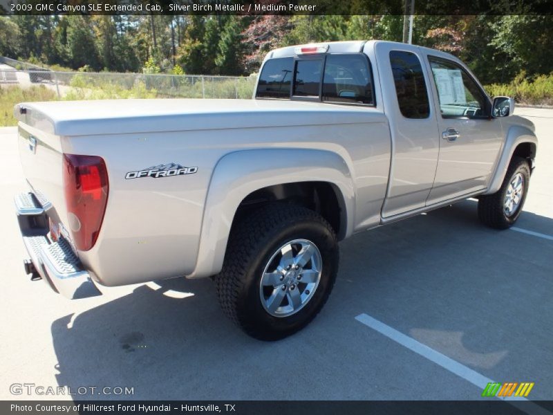 Silver Birch Metallic / Medium Pewter 2009 GMC Canyon SLE Extended Cab