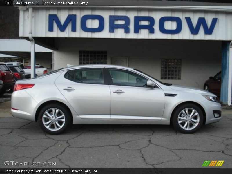 Bright Silver Metallic / Gray 2013 Kia Optima EX