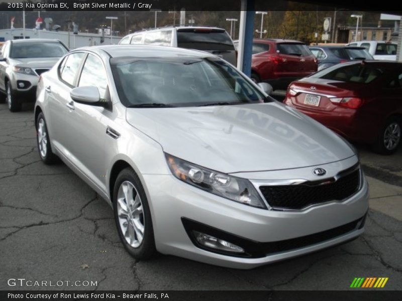 Bright Silver Metallic / Gray 2013 Kia Optima EX