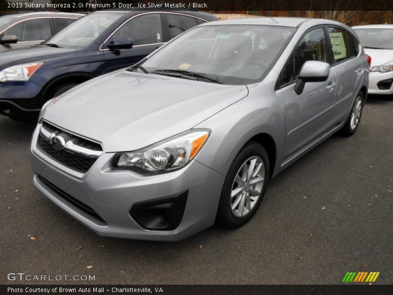 Ice Silver Metallic / Black 2013 Subaru Impreza 2.0i Premium 5 Door