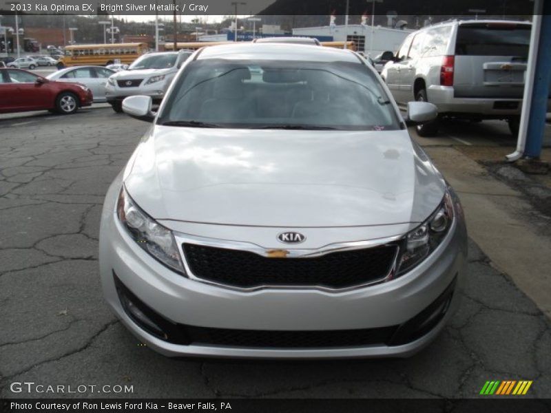 Bright Silver Metallic / Gray 2013 Kia Optima EX