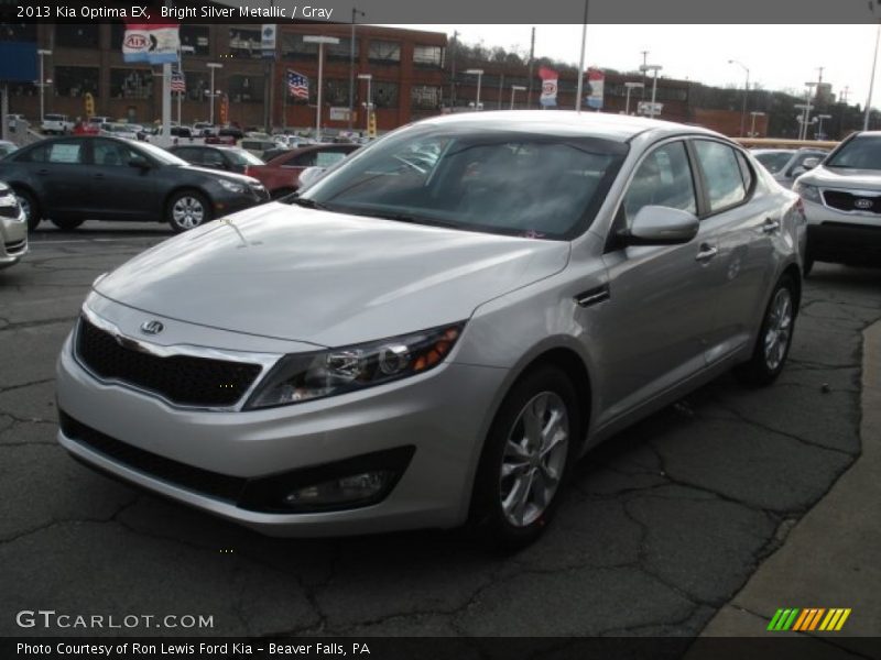 Bright Silver Metallic / Gray 2013 Kia Optima EX