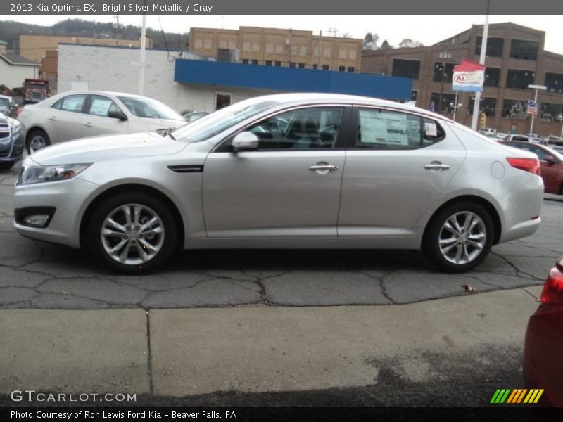 Bright Silver Metallic / Gray 2013 Kia Optima EX