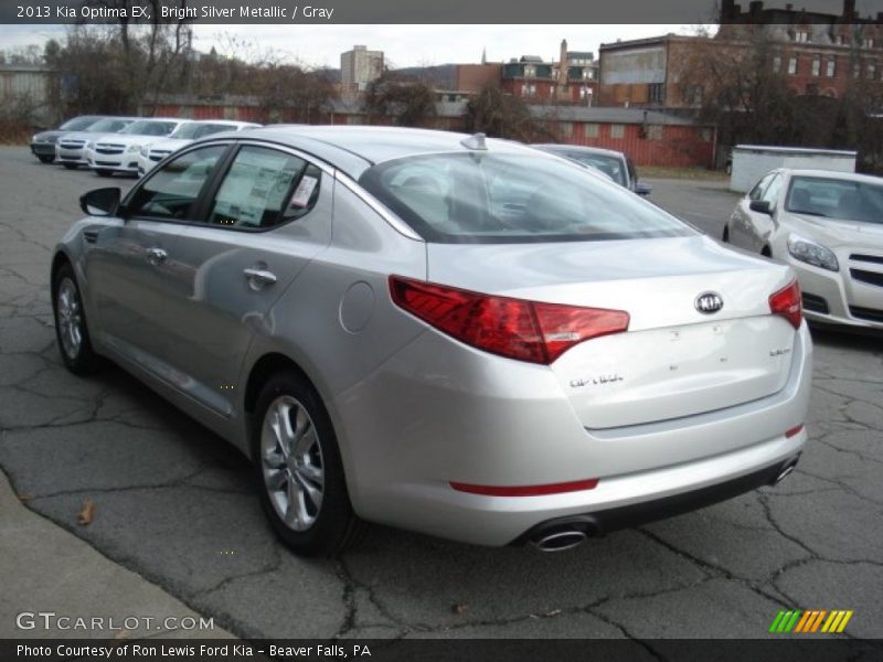 Bright Silver Metallic / Gray 2013 Kia Optima EX