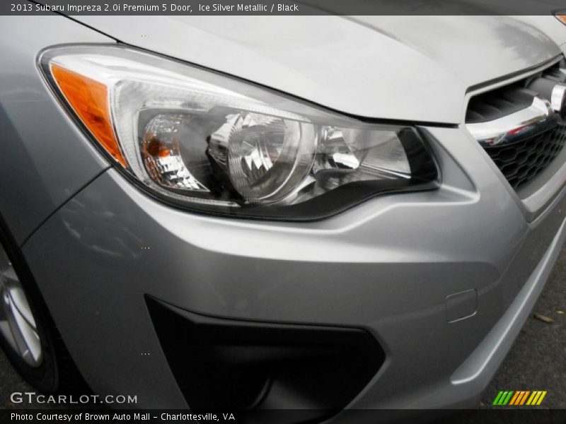 Ice Silver Metallic / Black 2013 Subaru Impreza 2.0i Premium 5 Door