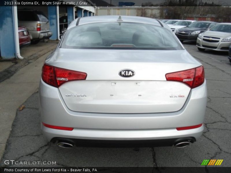 Bright Silver Metallic / Gray 2013 Kia Optima EX