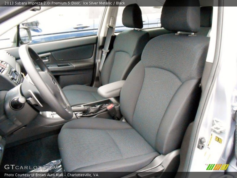  2013 Impreza 2.0i Premium 5 Door Black Interior