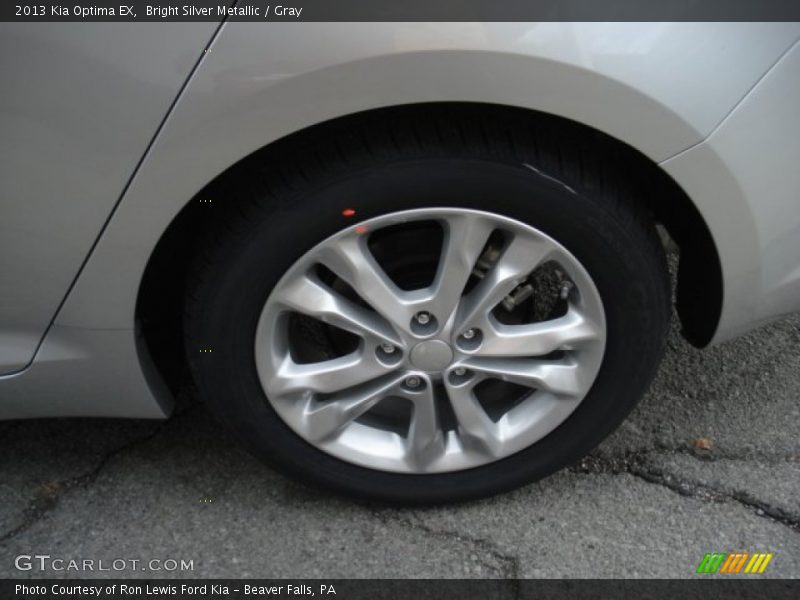 Bright Silver Metallic / Gray 2013 Kia Optima EX