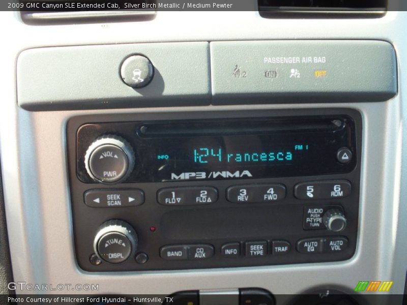 Audio System of 2009 Canyon SLE Extended Cab