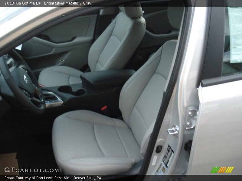 Bright Silver Metallic / Gray 2013 Kia Optima EX