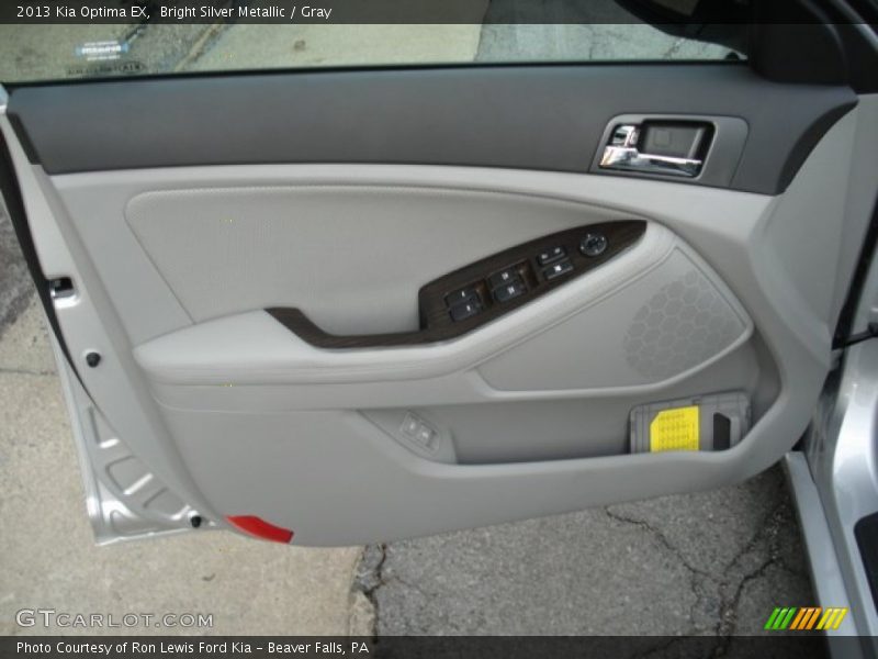 Bright Silver Metallic / Gray 2013 Kia Optima EX