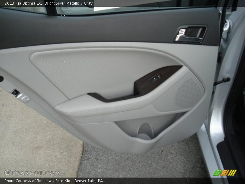 Bright Silver Metallic / Gray 2013 Kia Optima EX