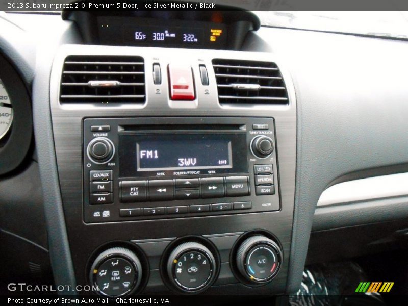 Ice Silver Metallic / Black 2013 Subaru Impreza 2.0i Premium 5 Door