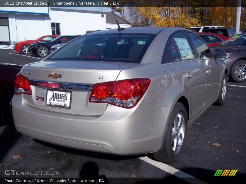 Champagne Silver Metallic / Jet Black 2013 Chevrolet Cruze LT