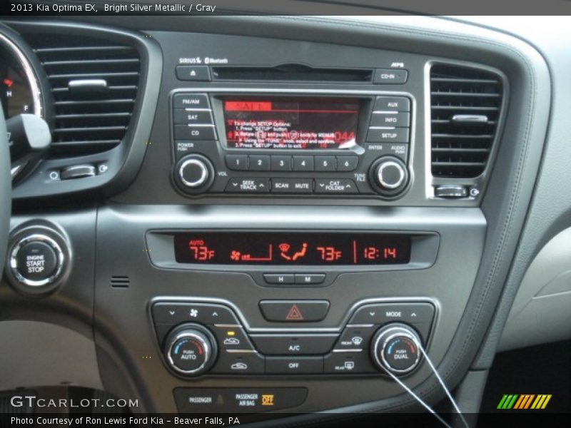 Bright Silver Metallic / Gray 2013 Kia Optima EX