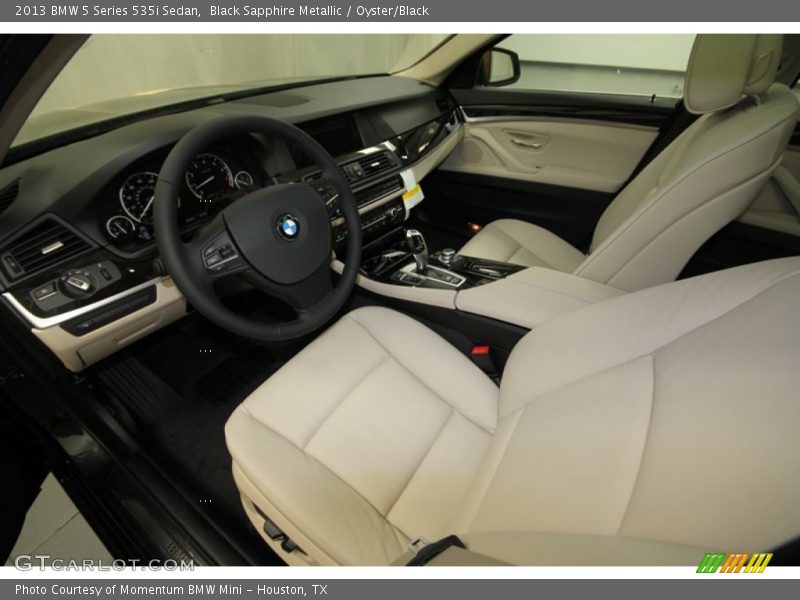 Black Sapphire Metallic / Oyster/Black 2013 BMW 5 Series 535i Sedan