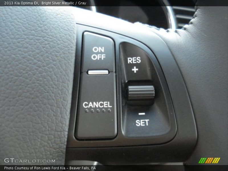 Bright Silver Metallic / Gray 2013 Kia Optima EX