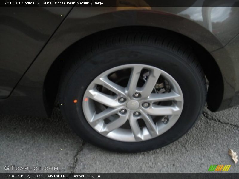 Metal Bronze Pearl Metallic / Beige 2013 Kia Optima LX