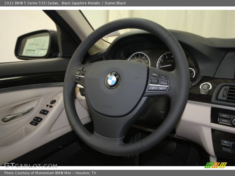 Black Sapphire Metallic / Oyster/Black 2013 BMW 5 Series 535i Sedan