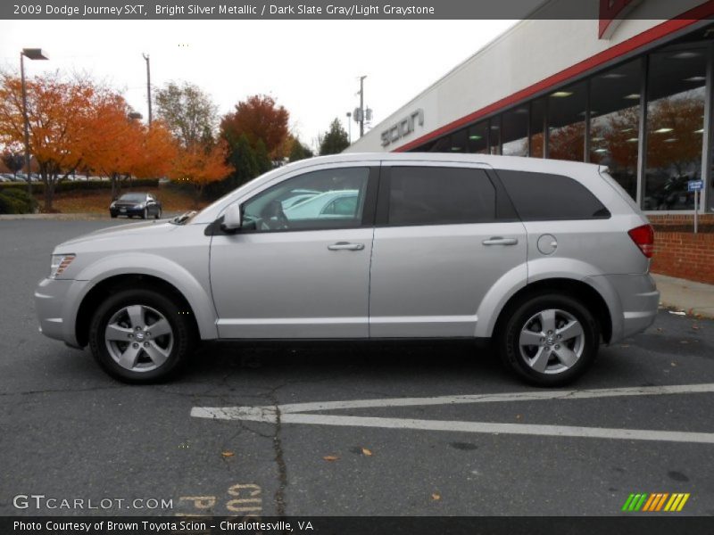 Bright Silver Metallic / Dark Slate Gray/Light Graystone 2009 Dodge Journey SXT