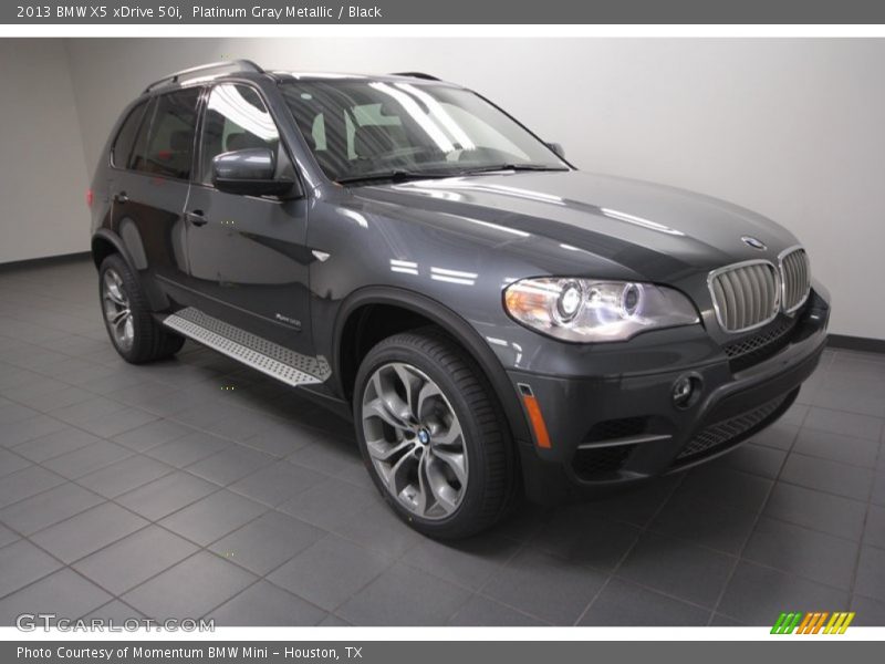 Platinum Gray Metallic / Black 2013 BMW X5 xDrive 50i