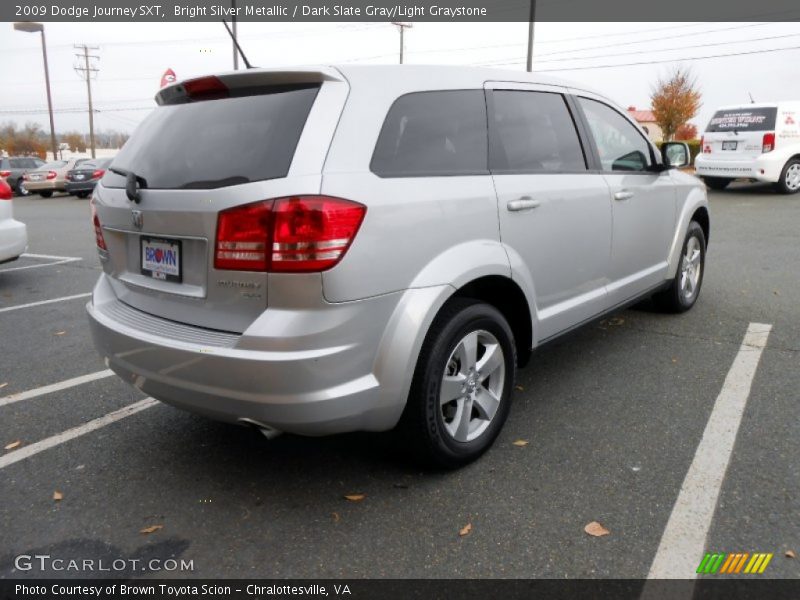 Bright Silver Metallic / Dark Slate Gray/Light Graystone 2009 Dodge Journey SXT