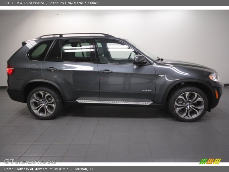 Platinum Gray Metallic / Black 2013 BMW X5 xDrive 50i