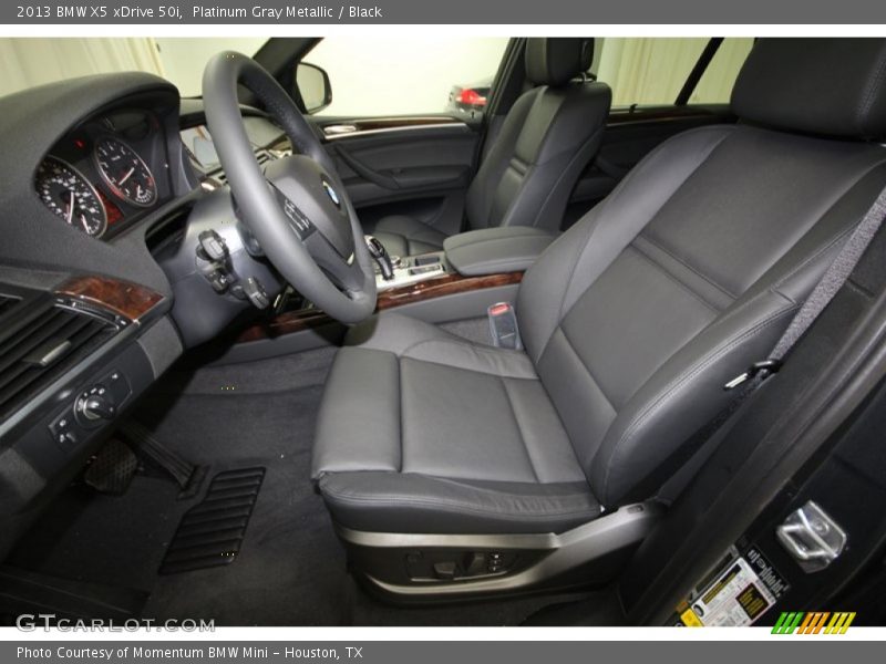 Platinum Gray Metallic / Black 2013 BMW X5 xDrive 50i
