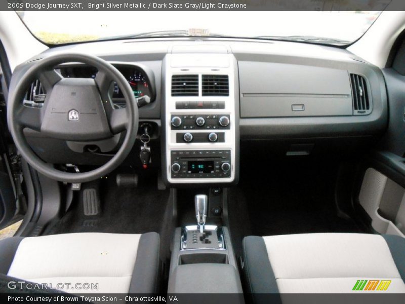 Bright Silver Metallic / Dark Slate Gray/Light Graystone 2009 Dodge Journey SXT