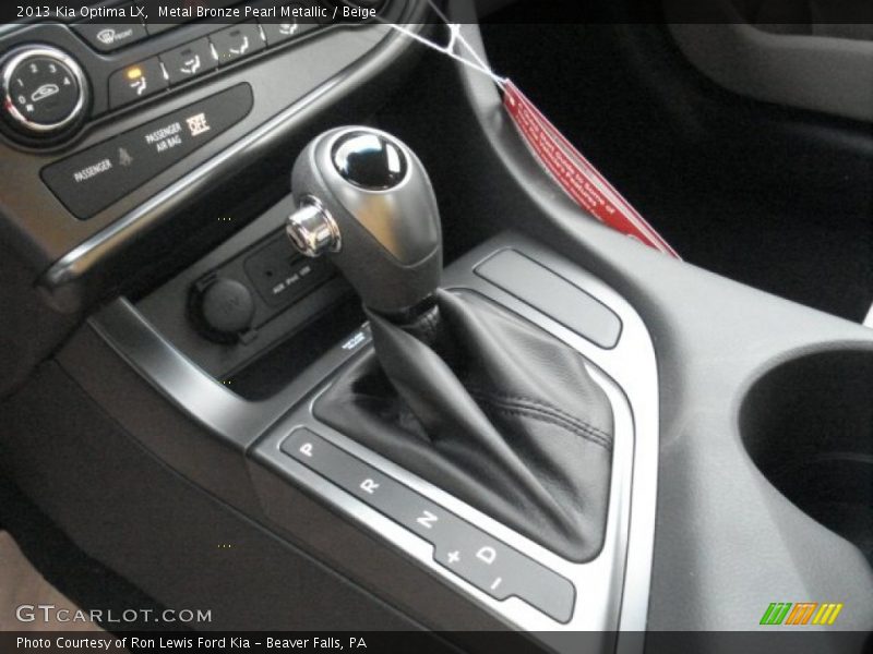 Metal Bronze Pearl Metallic / Beige 2013 Kia Optima LX